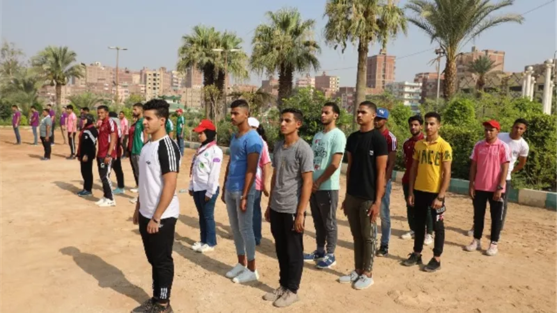 افتتاح فعاليات المعسكر الكشفي لجوالي المعاهد العليا والمتوسطة بمعهد إعداد القادة
