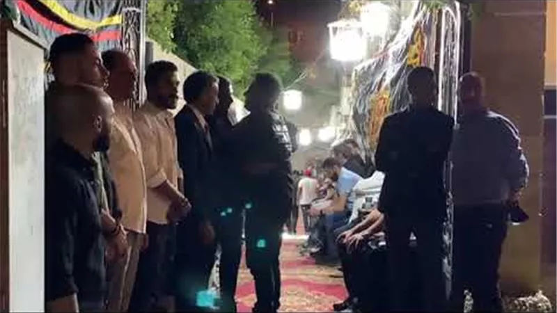 مى كساب وشذى يقدمان واحب العزاء لرامى صبرى فى وفاة شقيقه