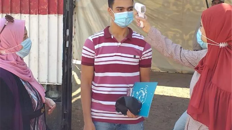 جهود مكثفة لصحة الشرقية لتطهير ومتابعة الإجراءات الإحترازية بالمدارس خلال إمتحانات الثانوية