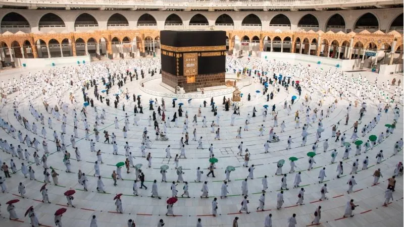 الكعبة المشرفة تشهد تعامد الشمس عليها..غدا