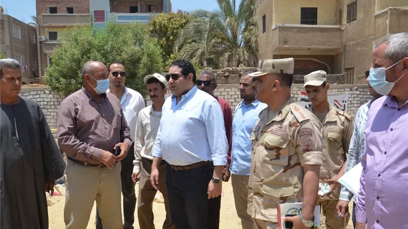نائب محافظ بني سويف يتابع مشروعات 