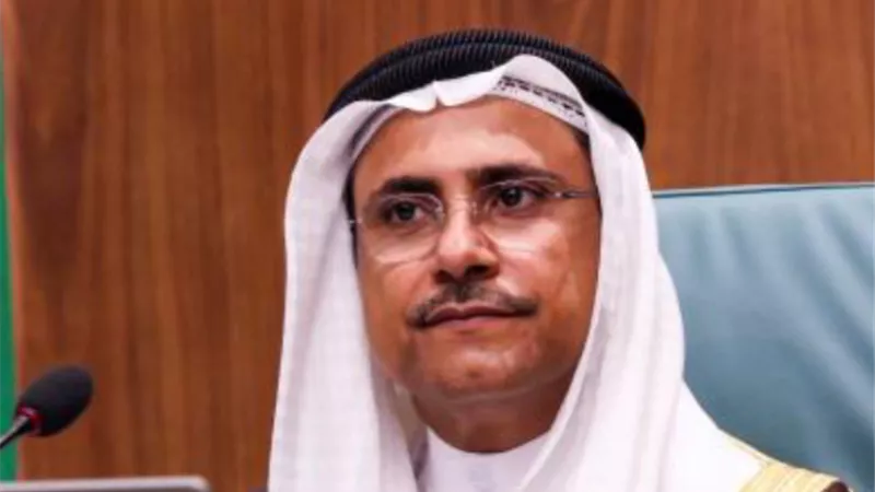 رئيس البرلمان العربى يلتقى الأمين العام للاتحاد البرلمانى الدولى