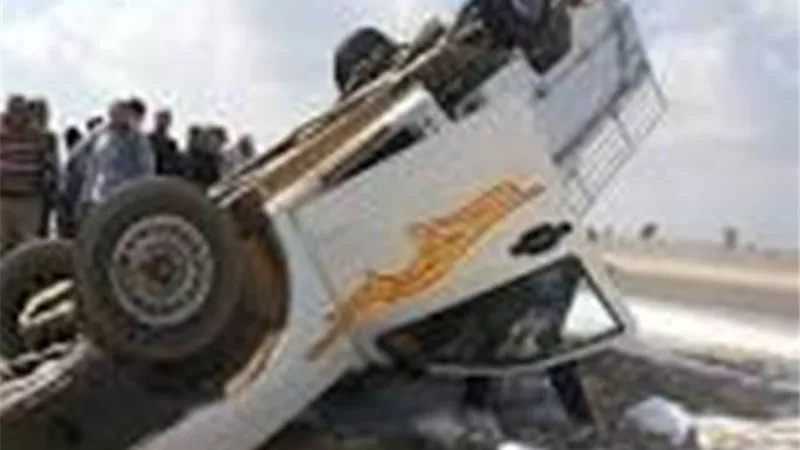 مصرع شخصين وإصابة ٥اخرين فى انقلاب سيارة بطريق مرسى علم