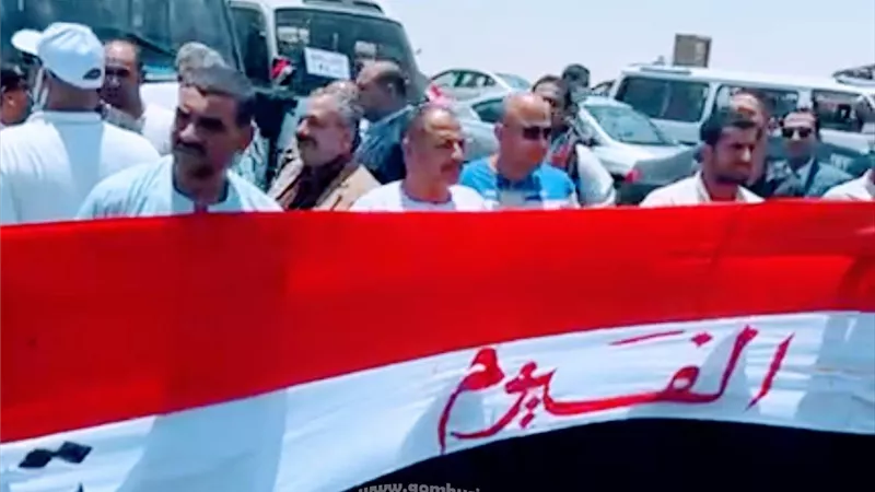 شباب الفيوم .. يشاركون فى المؤتمر القومى حياة كريمة بإستاد بالقاهرة