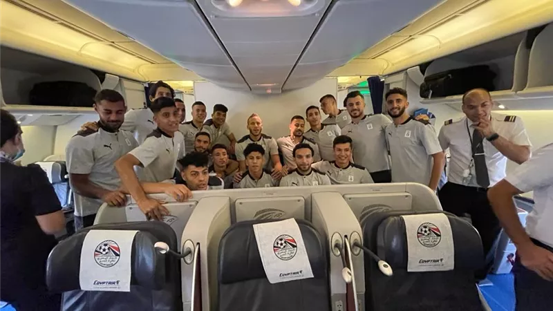 المنتخب الأوليمبي يغادر إلى اليابان استعدادا لأولمبياد طوكيو.. صور