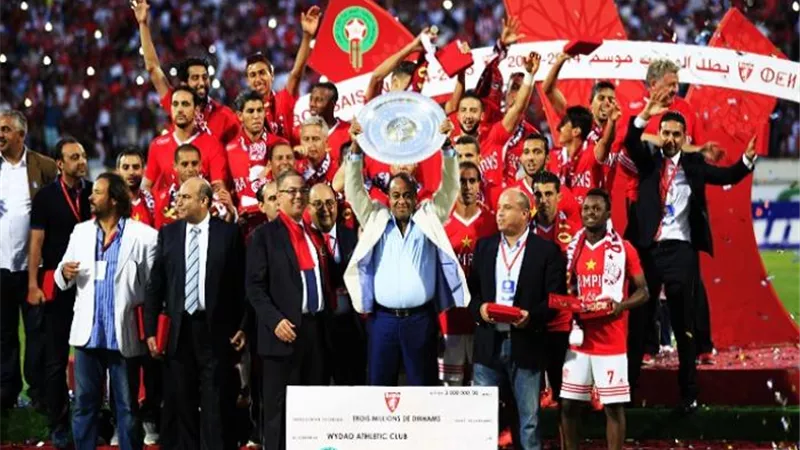 الوداد بطلاً للدوري المغربي للمرة الـ21 في تاريخه