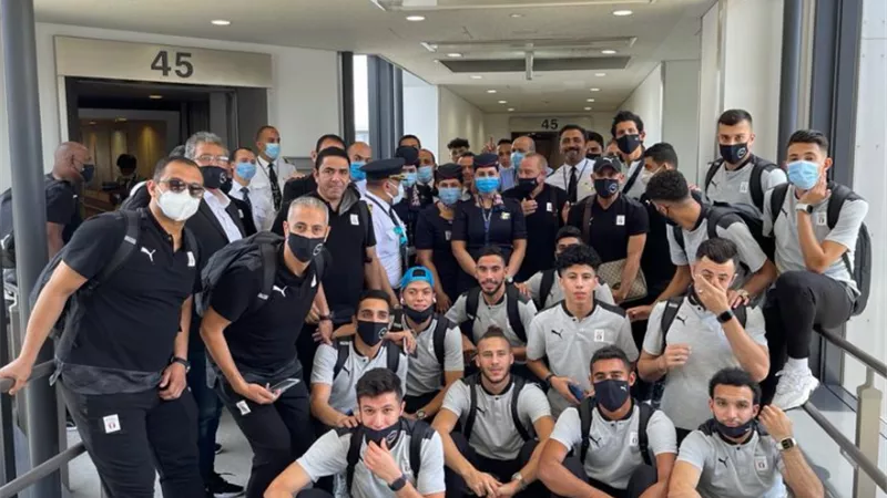 استعدادا للاولمبياد.. المنتخب الاولمبي يصل طوكيو ويتوجه غدا الي سابورو