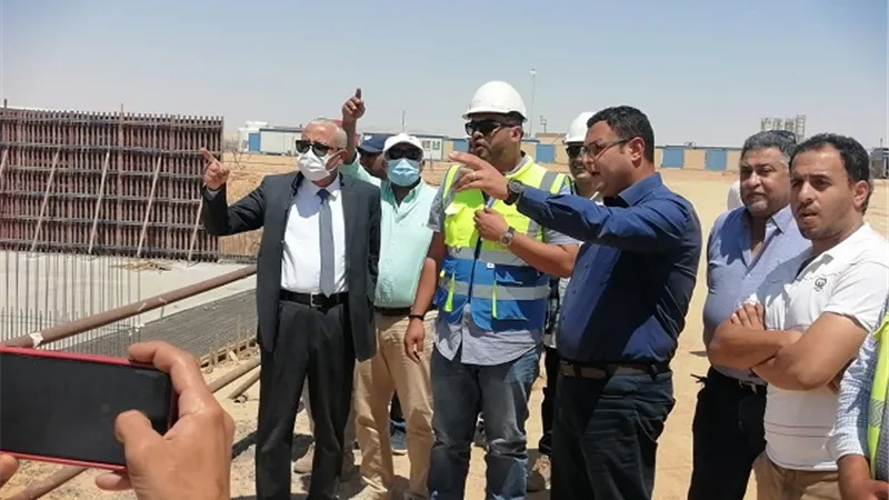قيادات هيئة المجتمعات العمرانية تتفقد مشروع محطة المعالجة الثلاثية فى العاصمة الإدارية.. بالصور