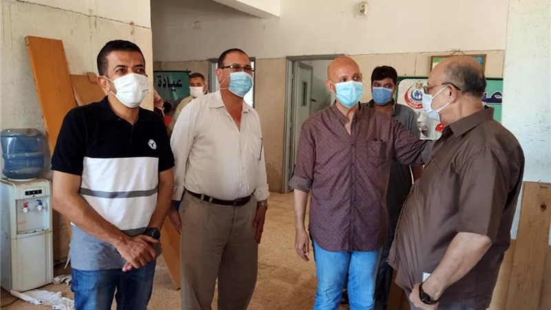 وكيل وزارة الصحة يتفقد القافلة الطبية العلاجية بقرية حانوت بمركز كفرصقر