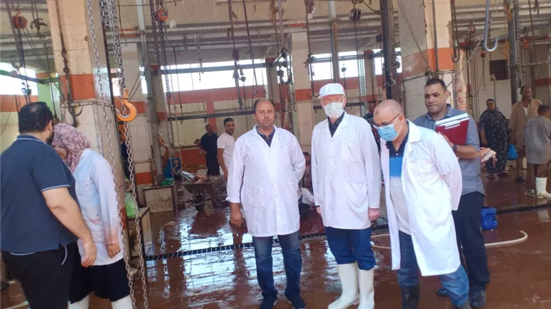 رحمى يتابع إستعدادت المجازر ويقرر الذبح بالمجان فى عيد الاضحى