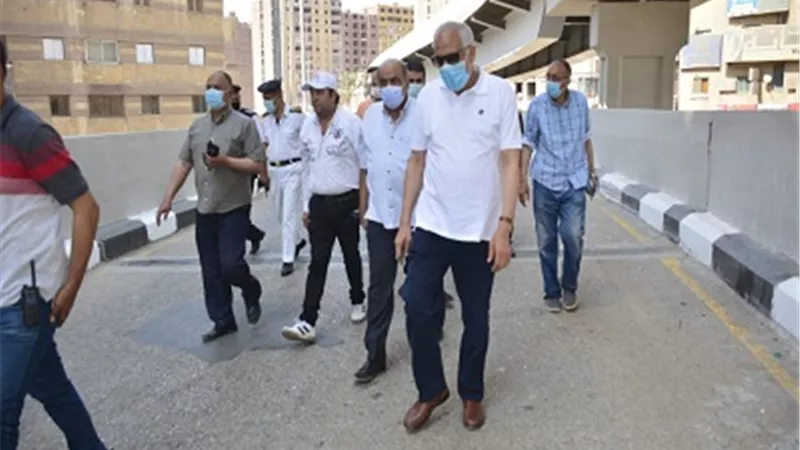 محافظ الجيزة يتابع أعمال التطوير بشوارع البحر الأعظم والزمر وخاتم المرسلين وترسا وسفنكس