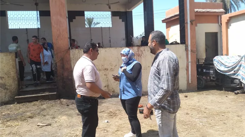 وحدة حياة كريمة باسوان تزور مشروعات مبادرة تطوير الريف المصرى بقرى الكلح شرق بادفو