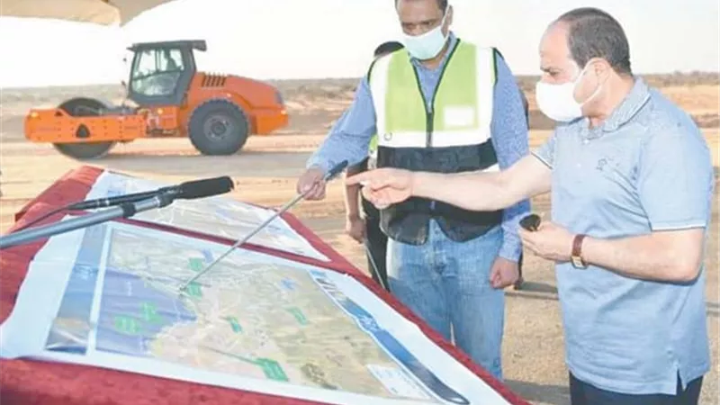 السيسي يتفقد مشروعات تطوير شبكة طرق ومحاور الساحل الشمالي