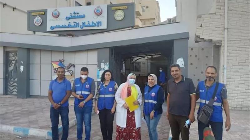 فريق وزارة الصحة يزور مستشفيات مطروح للتأكد من جاهزيتها لاي طوارئ