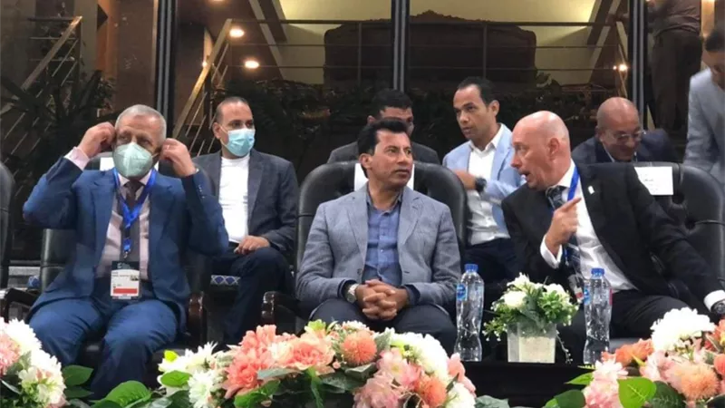 وزير الرياضة يشهد ختام نهائي فردي الناشئين ببطولة العالم للخماسي الحديث