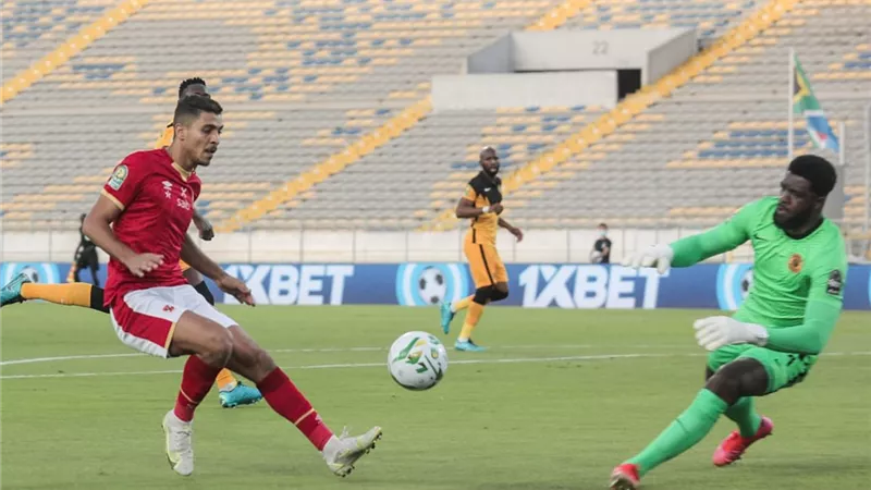 محمد شريف يسجل الهدف الاول للاهلى أمام كايزر تشيفز