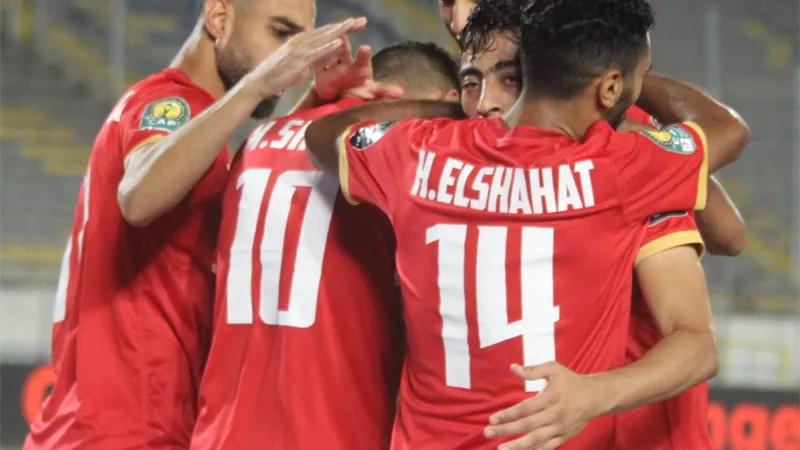 السولية يسجل الهدف الثالث للاهلى فى مرمى كايزر تشيفز