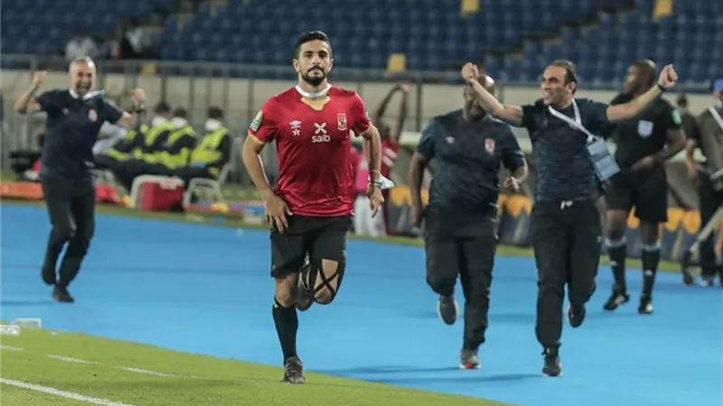 أيمن أشرف: اهدى الفوز الى جماهير الأهلي العظيمة وأمي وشقيقتي رحمهما الله