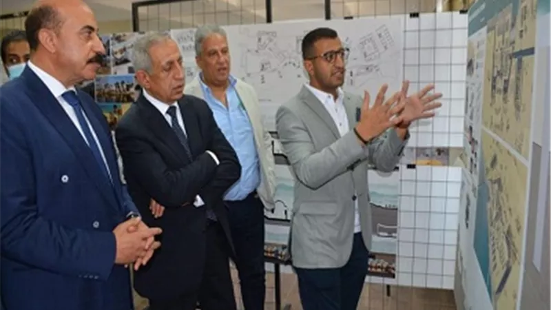 محافظ أسوان يشهد العرض الخاص لمشروعات التخرج لطلاب كلية الهندسة و التكنولوجيا