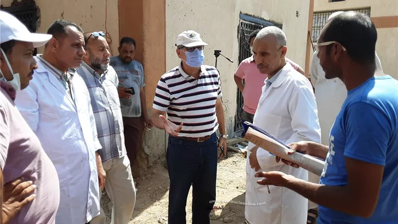 رئيس مدينة أسوان يتفقد المجزر العمومي للاطمئنان علي جاهزيته قبل عيد الأضحي