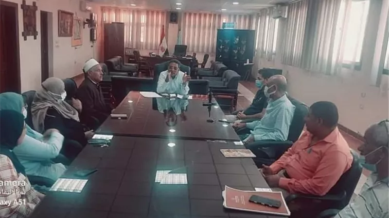 رئيس مدينة رأس غارب يشدد على عدم ذبح الاضاحى خارج المجزر.. بالصور