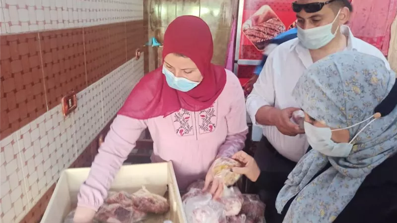 تحرير 394 محضر مخالفة متنوعه وإعدام 677 كيلو مواد غذائية غير صالحه بالدقهلية