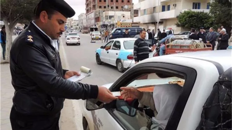 سحب 3487 رخصة لعدم تركيب الملصق الإلكتروني