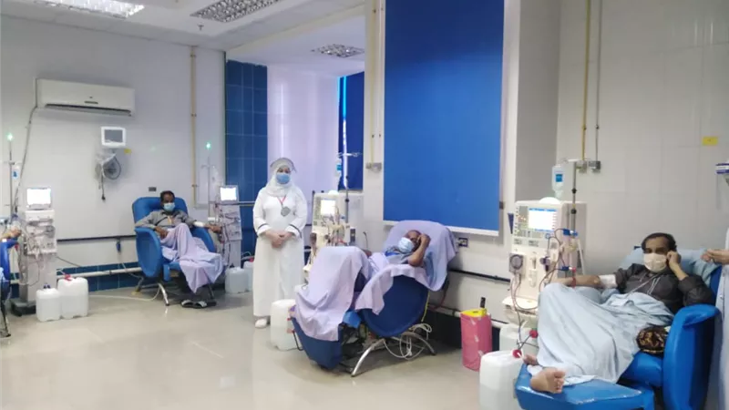 تقديم خدمة الغسيل الكلوي لعدد ٣٠٠٠ مريض خلال اجازة عيد الأضحى المبارك