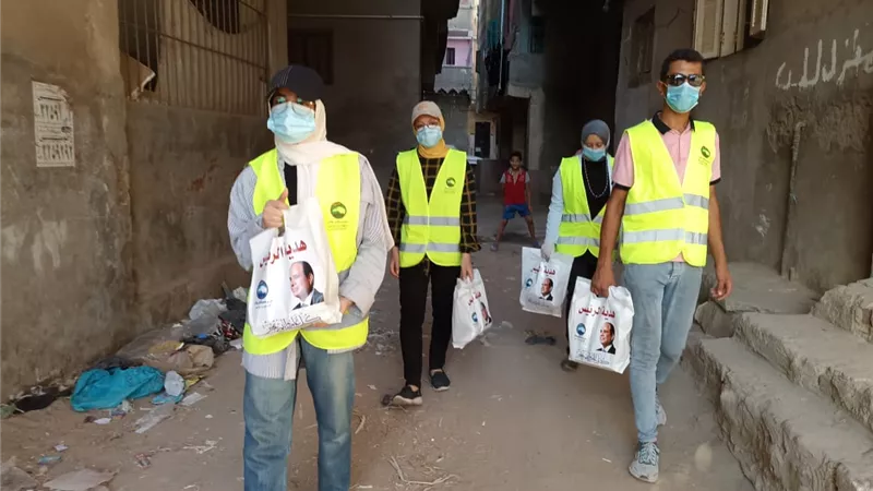 مستقبل وطن يوزع 5 أطنان لحوم بكفرالشيخ