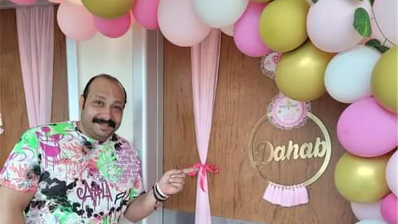 محمد ثروت عن ابنته دهب : اميرة عائلة ثروت