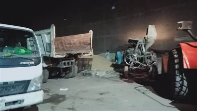 ازالة فى المهد لبناء مخالف على مساحة ٥٠٠ متر بحى الفيروز بمدينة الأقصر