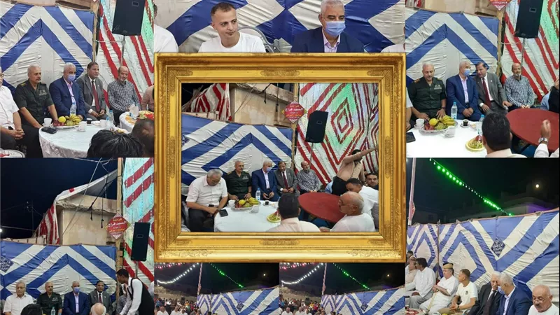 محافظ الشرقية ينيب رئيس مدينة ابوحماد لتهئنة المجند البطل أحمد فوزى بزفافه
