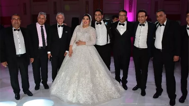 مفتي الديار المصرية يعقد قران نجل السنوسي بلبع علي كريمة حسن عيسي.. صور