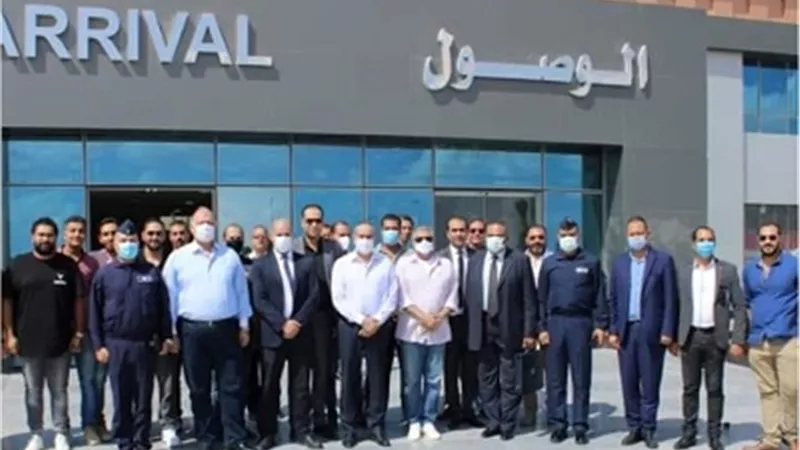 وزير الطيران المدني في زيارة تفقدية لمطار العلمين الدولى اليوم