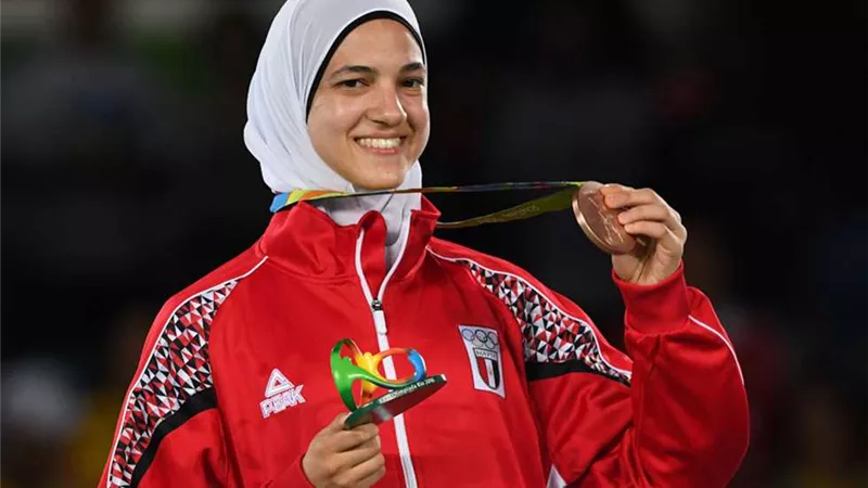 أول تعليق من هداية ملاك بعد حصد الميدالية البرونزية بالأولمبياد