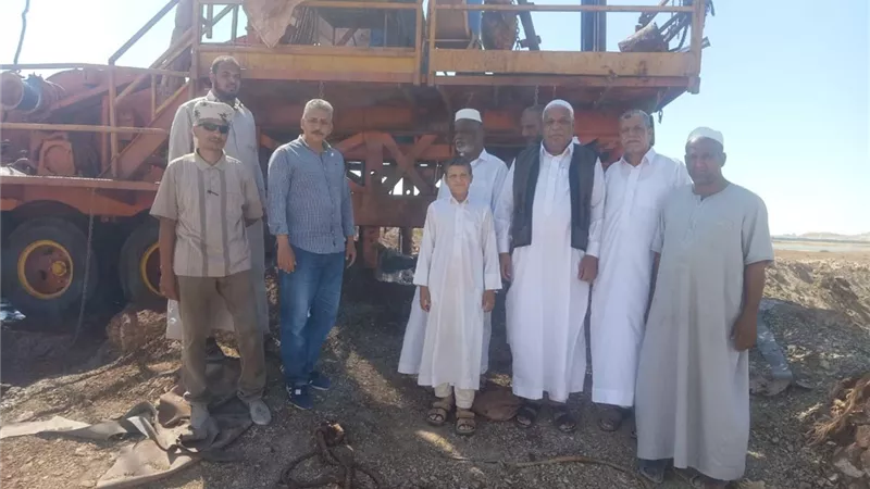 الإنتهاء من أعمال حفر بئر وفلة العميق بسيوة