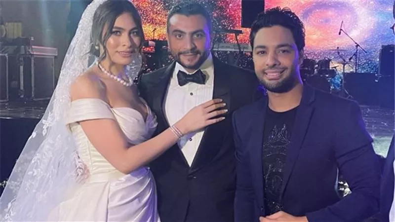 احمد جمال يشعل حفل زفاف هاجر احمد ورجل الاعمال احمد الحداد