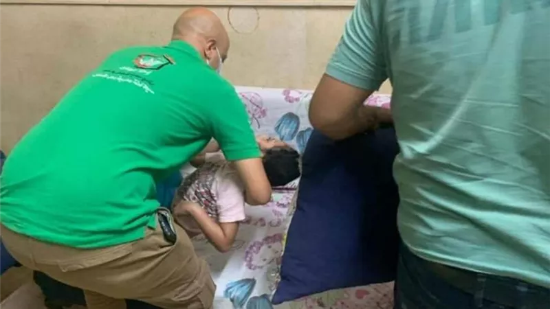 فريق اطفال بلاماوي ينقذ طفلة من ذوي الاحتياجات الخاصة
