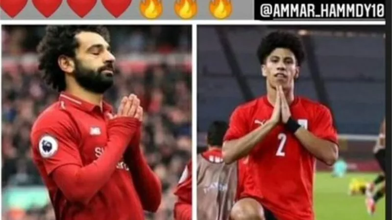 لاعب مصري يخطف الأضواء في أولمبياد طوكيو باحتفاله على طريقة صلاح