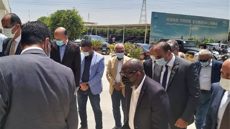 قيادات هيئة المجتمعات العمرانية تستقبل رئيس وزراء الكونغو فى العاصمة الإدارية.. بالصور