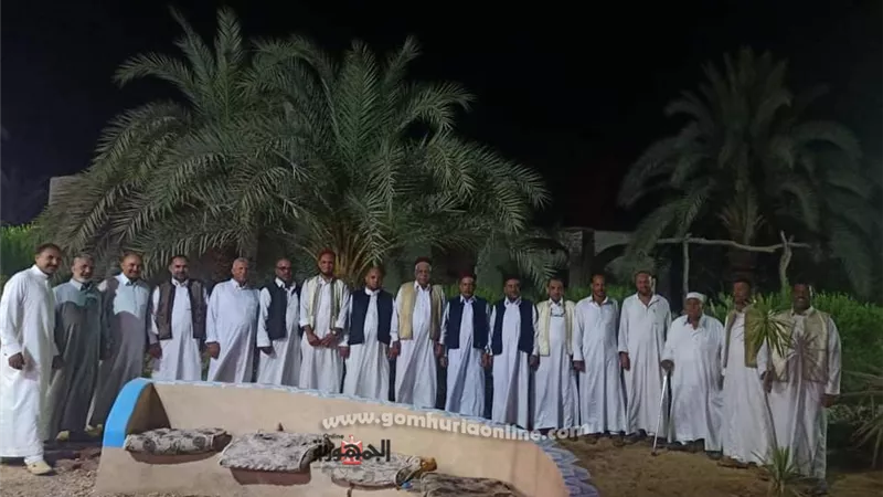 شيوخ قبائل سيوة: نقف صفا واحدا خلف قيادتنا السياسية
