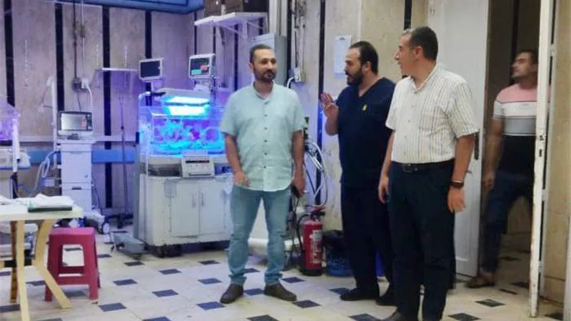 متابعة ميداتية لمستشفى الاطفال التخصصى ومستشفى التوليد والصحة الانجابية بمطروح