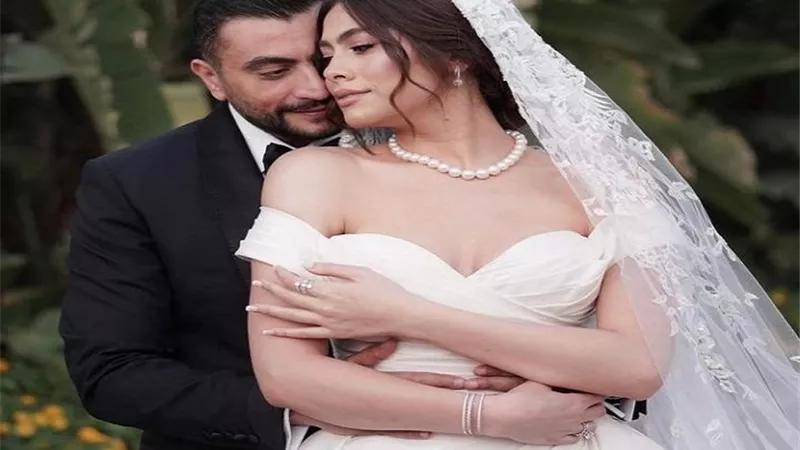 شاهد.. هاجر أحمد تشعل إنستجرام من حفل زفافها (صور)
