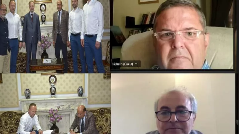 توقيع بروتوكول مع نادي بولندي لتطوير قطاع الناشئين بفريق غزل المحلة