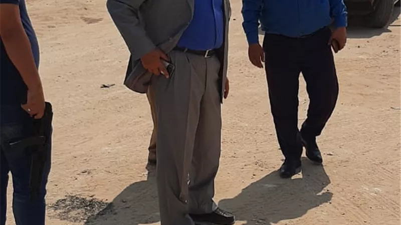 شوشه يتفقد مراحل تنفيذ محور الفاتح بالعريش