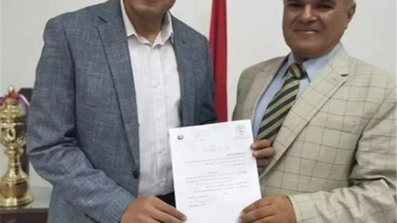 الدكتور نادر النمر وكيلا لكلية طب قناة السويس للدراسات العليا والبحوث