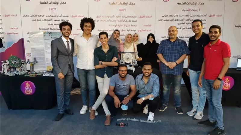 جامعة أسيوط تنجح فى حصاد ثلاث مراكز متقدمة خلال مشاركة طلابها فى مهرجان إبداع 9