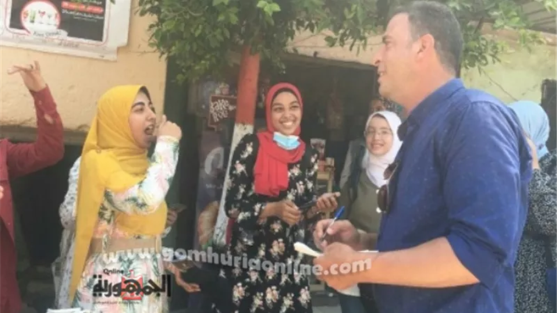 طلاب علمي علوم بالقليوبية ينهون الامتحانات بالزغاريد.. ويؤكدون: الجيولوجيا 
