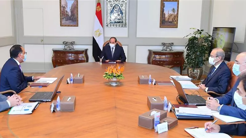 الرئيس السيسى يستعرض موقف سد 