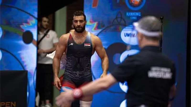 محمد متولى يتأهل لدور ربع نهائى المصارعة في أولمبياد طوكيو